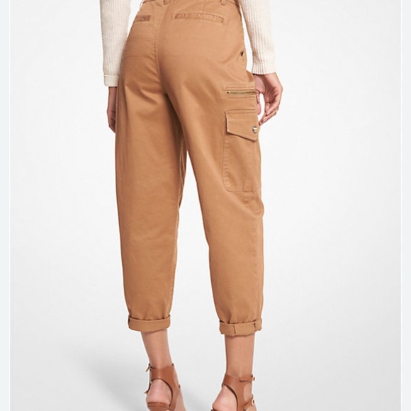Michael Kors Tan Cargo Pants - Picture 1 of 6